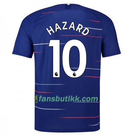 Fotballdrakt Chelsea Hazard 10 Hjemmetrøye 2018-2019 Kortermet